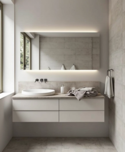 Tendencias en baños modernos 2025